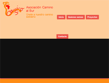 Tablet Screenshot of caminosur.org